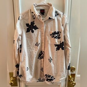 Her Universe Stranger Things Robin Long-Sleeve Woven Button-Up Shirt